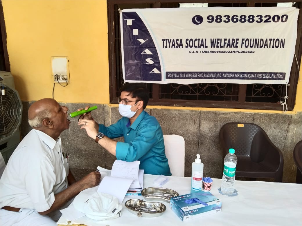 Medical checkup with Tiyasa banner